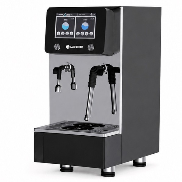 Dual Boiler Qauantitative Milk Steamer With Hot Water Dispenser